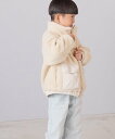 LOWRYS FARM エアサーマルボアブルゾン ローリーズファーム ジャケット・アウター ブルゾン・ジャンパー グレー ホワイト ブラウン【送料無料】