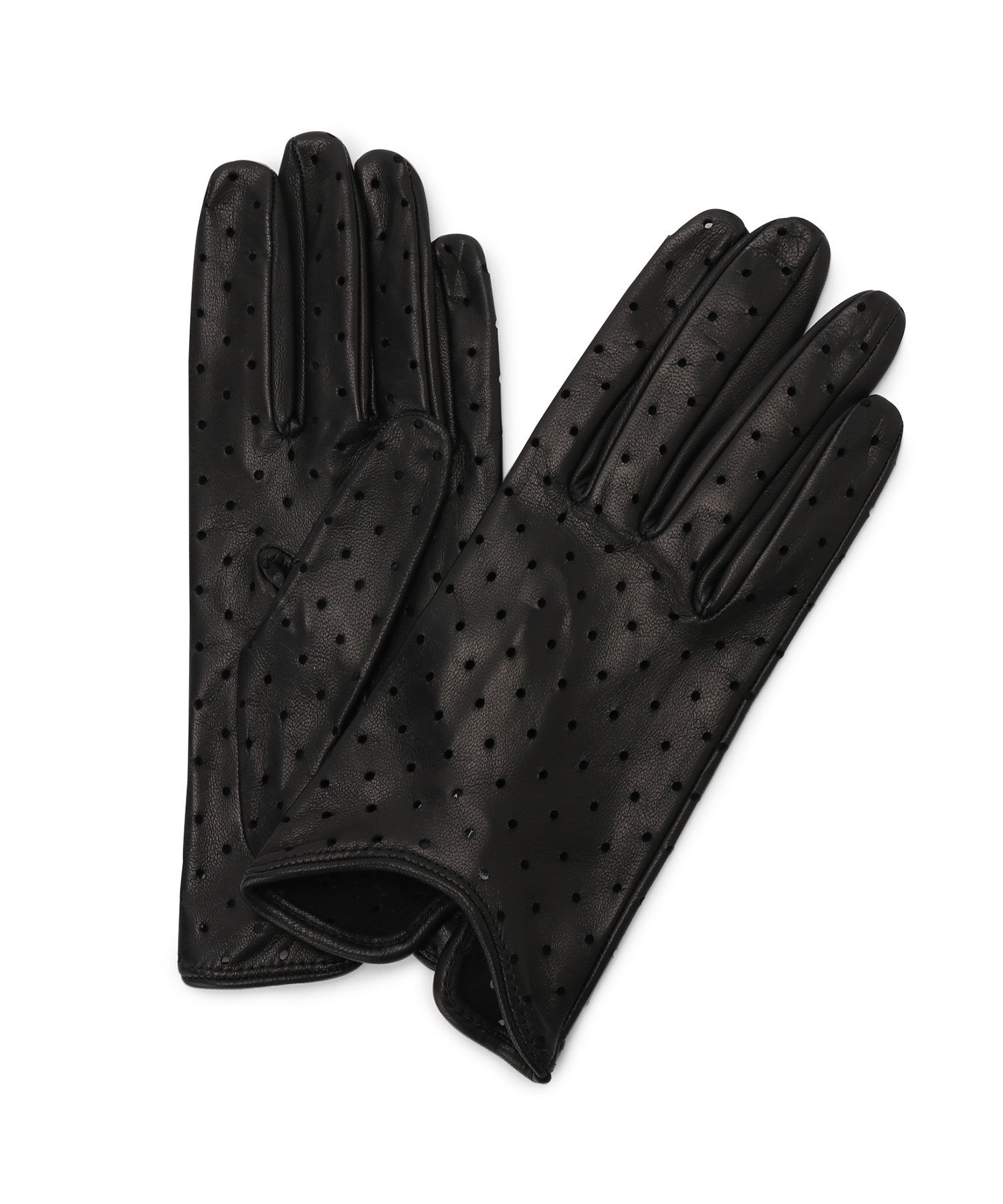 ADAM ET ROPE' FEMME GALA GLOVESLEATHER GLOVE २ եå󻨲  ֥å ֥饦̵