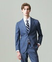 J.PRESS 【ESSENTIAL CLOTHING】ミルドクリーンストライプ スーツ/総裏 ジェイプレス スーツ・フォーマル セットアップスーツ ブルー【送...
