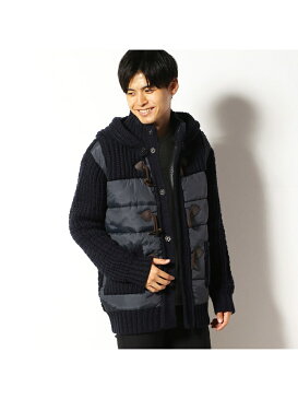 【SALE/70%OFF】Purple&Yellow 中綿 切替 ニットダッフル コムサイズム ニット【RBA_S】【RBA_E】【送料無料】