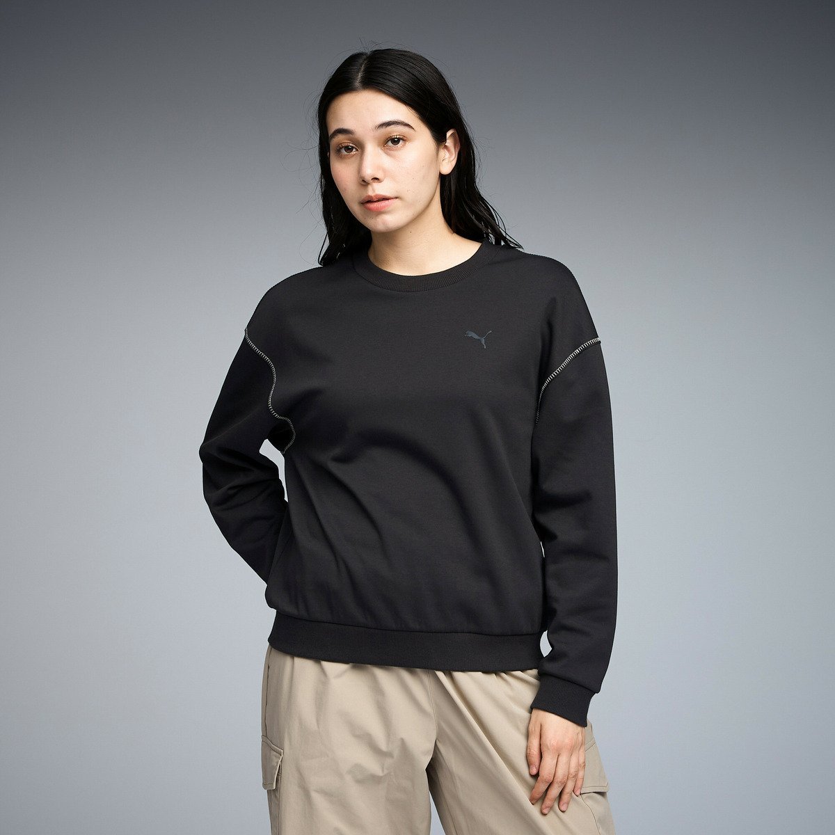 【SALE／30%OFF】PUMA ウィメンズ ESS MX リラックスド クルー スウェット プーマ スポーツ・アウトドア用品 その他のスポーツ・アウトドア用品【送料無料】(4)