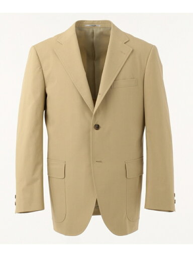 J. Press Cotton Polyester Poplin Sack Sportcoat JKOVKM0008: Beige J. Press Cotton Polyester Poplin Sack Sportcoat JKOVKM0008: Beige