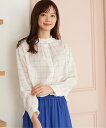 【SALE/30%OFF】ikka 襟フリル2WAYブラウス イッカ トップス その他のトップス オレンジ ブルー ネイビー ホワイト