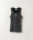 【SALE/50%OFF】allureville 【GANNI(ガニー)】 BEADED TOP アルアバイル トップス その他のトップス ブラック【送料無料】