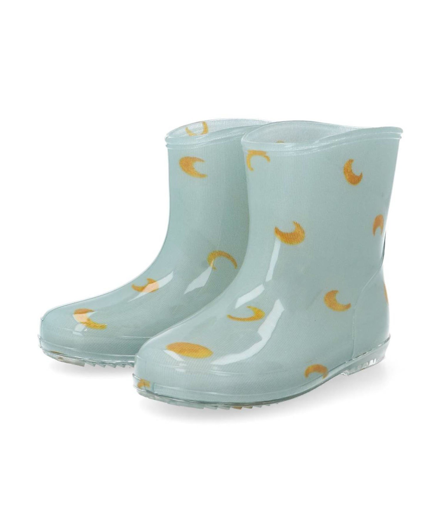 【SALE／10%OFF】petit main 総柄レインブーツ ナルミヤオンライン シューズ・靴 レインシューズ・ブーツ グリーン ベージュ ホワイト ネイビー パープルのサムネイル