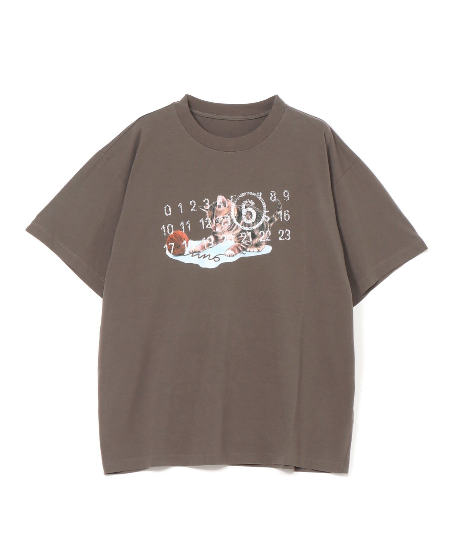 MM6 Maison Margiela グラフィック Tシャツ エムエムシックス トップス カットソー・Tシャツ ブラウン【送料無料】のサムネイル