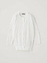 【SALE/30%OFF】JOHN SMEDLEY クルーネック7分袖コットンニットカーディガン | S4740 | 30G ジョンスメドレー トップス ニット ホワイト【送料無料】