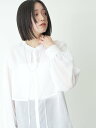 【SALE/27%OFF】sm2rhythm ボイルレイヤードブラウス サマンサモスモス トップス シャツ・ブラウス イエロー ホワイト ブラック【送料無料】(4)