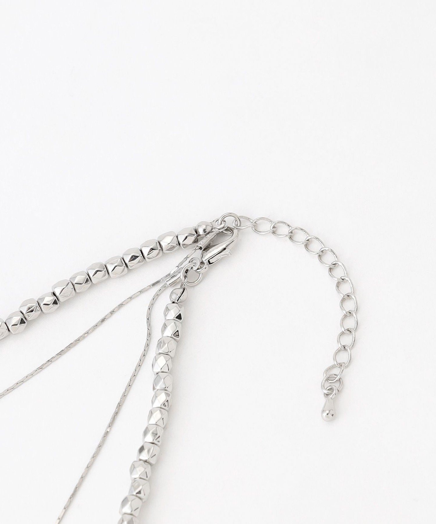 【SALE／30%OFF】ANY 2連メタルチェーンネックレス エニィ アクセサリー・腕時計 ネックレス ゴールド シルバー