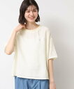 【SALE/40%OFF】Dessin 【洗える・4サイズ展開】ロゴ入りブラウス(XS~L) デッサン トップス シャツ・ブラウス ホワイト ブラウン ブラック【送料無料】|詳細画像