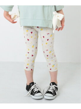 【SALE/30%OFF】devirock 7分丈レギンス タイツ スパッツ デビロック 子供服 キッズ デビロック ファッショングッズ タイツ/レギンス ホワイト グレー グリーン ブラック イエロー