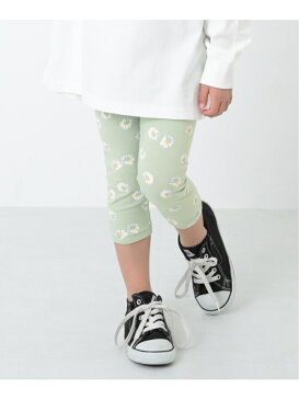 【SALE/30%OFF】devirock 7分丈レギンス タイツ スパッツ デビロック 子供服 キッズ デビロック ファッショングッズ タイツ/レギンス ホワイト グレー グリーン ブラック イエロー
