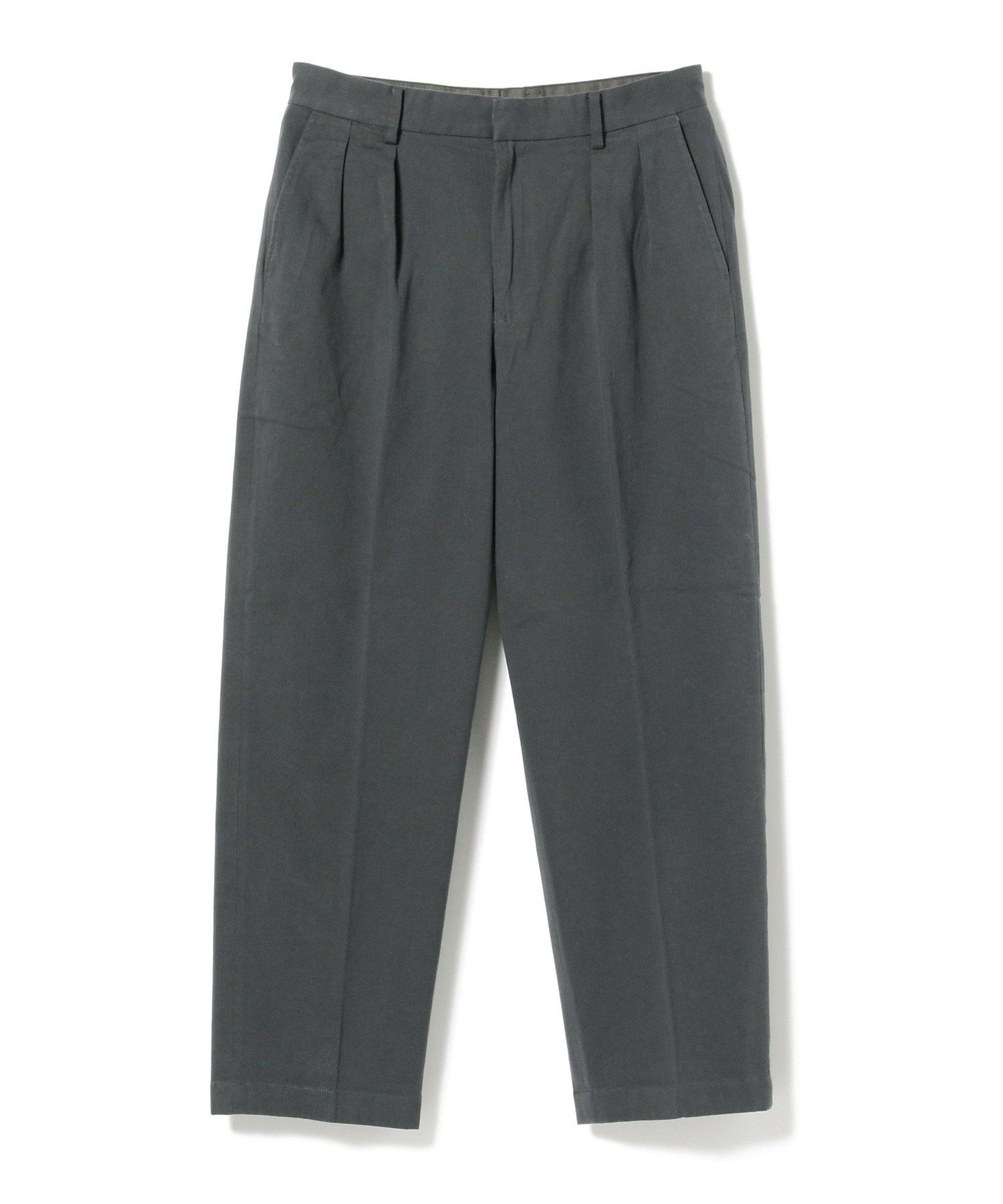 【SALE／50%OFF】BEAMS MEN BEAMS / カルゼ 2プリーツ チノパンツ ビームス アウトレット パンツ その他のパンツ ブラック ブラウン【送料無料】