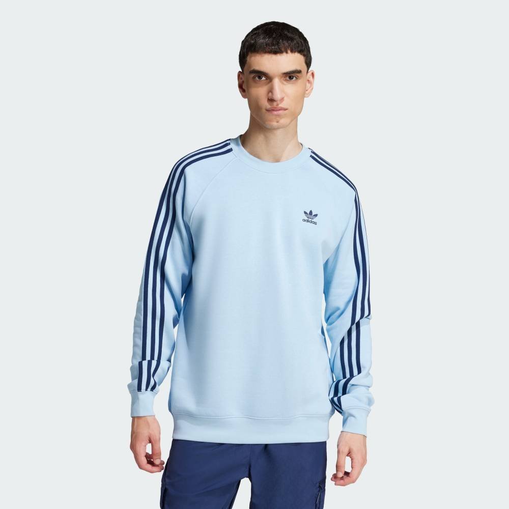 【adidas】3Stripes スウェット トレーナー ブルー / 送料無料 楽天市場】アディダス トレーナー(柄ストライプ)(スウェット