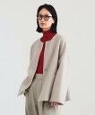 Demi-Luxe BEAMS リバー ミドルコート デミルクス ビームス ジャケット・アウター その他のジャケット・アウター ブルー ホワイト【送料無料】
