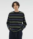 MHL. THREE COLOUR BLOCK STRIPE TOP マーガレット・ハウエル トップス その他のトップス【送料無料】