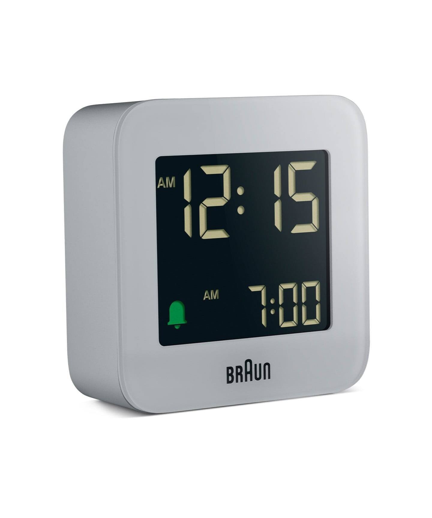 HIROB BRAUN DIGITAL ALARM CLOCK GRAY BC08G ヒロブ インテリア・生活雑貨 時計 グレー【送料無料】 [2]