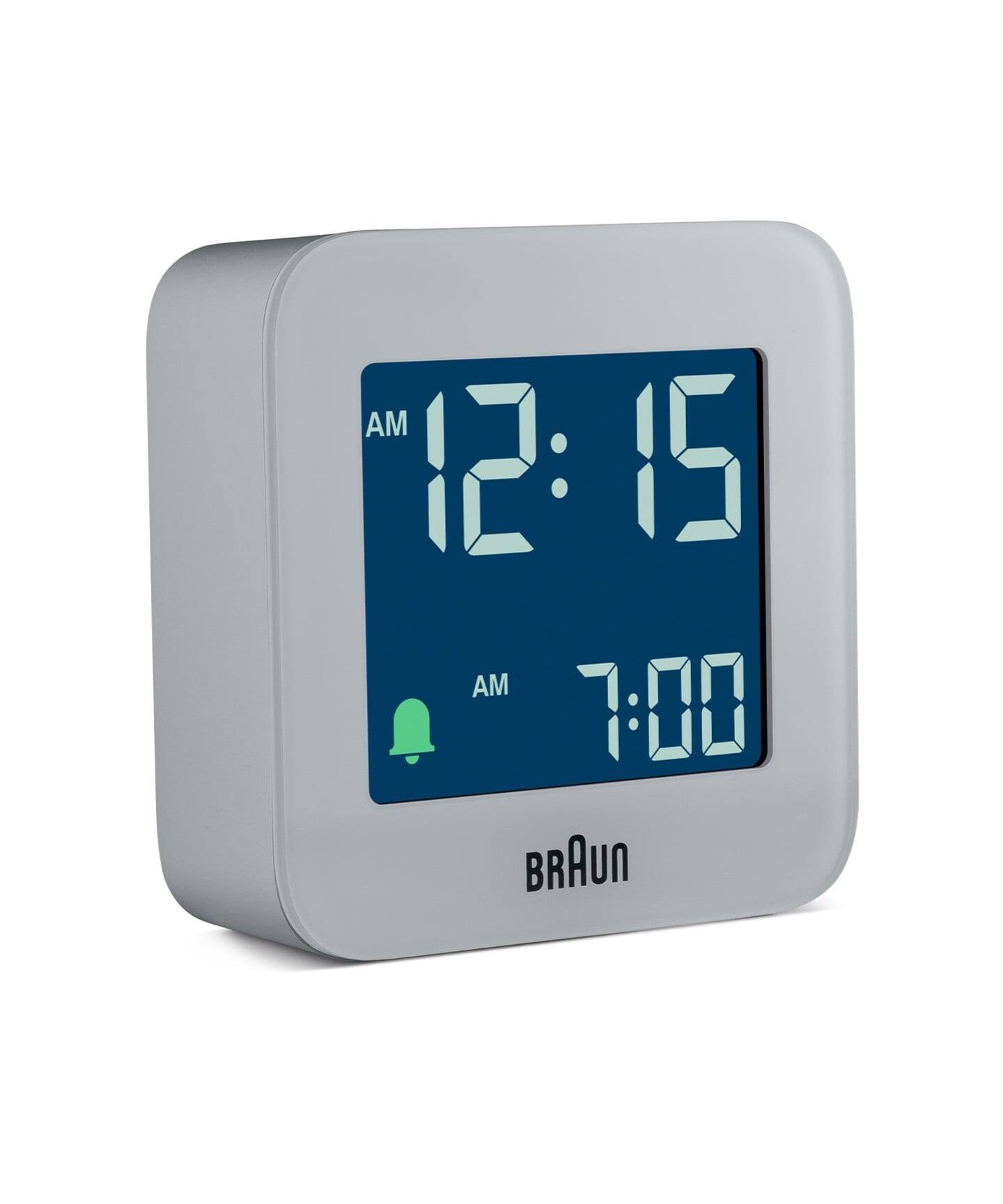 HIROB BRAUN DIGITAL ALARM CLOCK GRAY BC08G ヒロブ インテリア・生活雑貨 時計 グレー【送料無料】 [3]