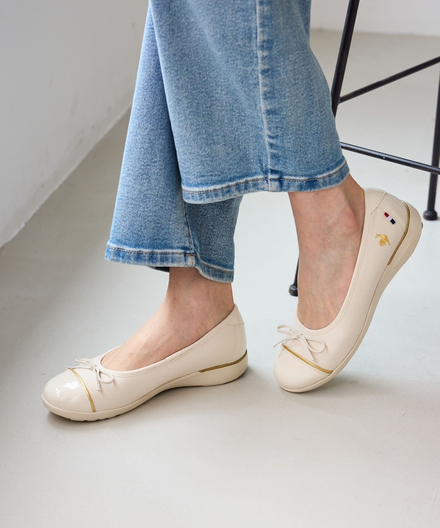 ROPE' PICNIC PASSAGE 【le coq sportif/ルコックスポルティフ】LCS モンスリー/消臭・軽量 ロペピクニック シューズ・靴 スニーカー ベージュ ブラック【送料無料】