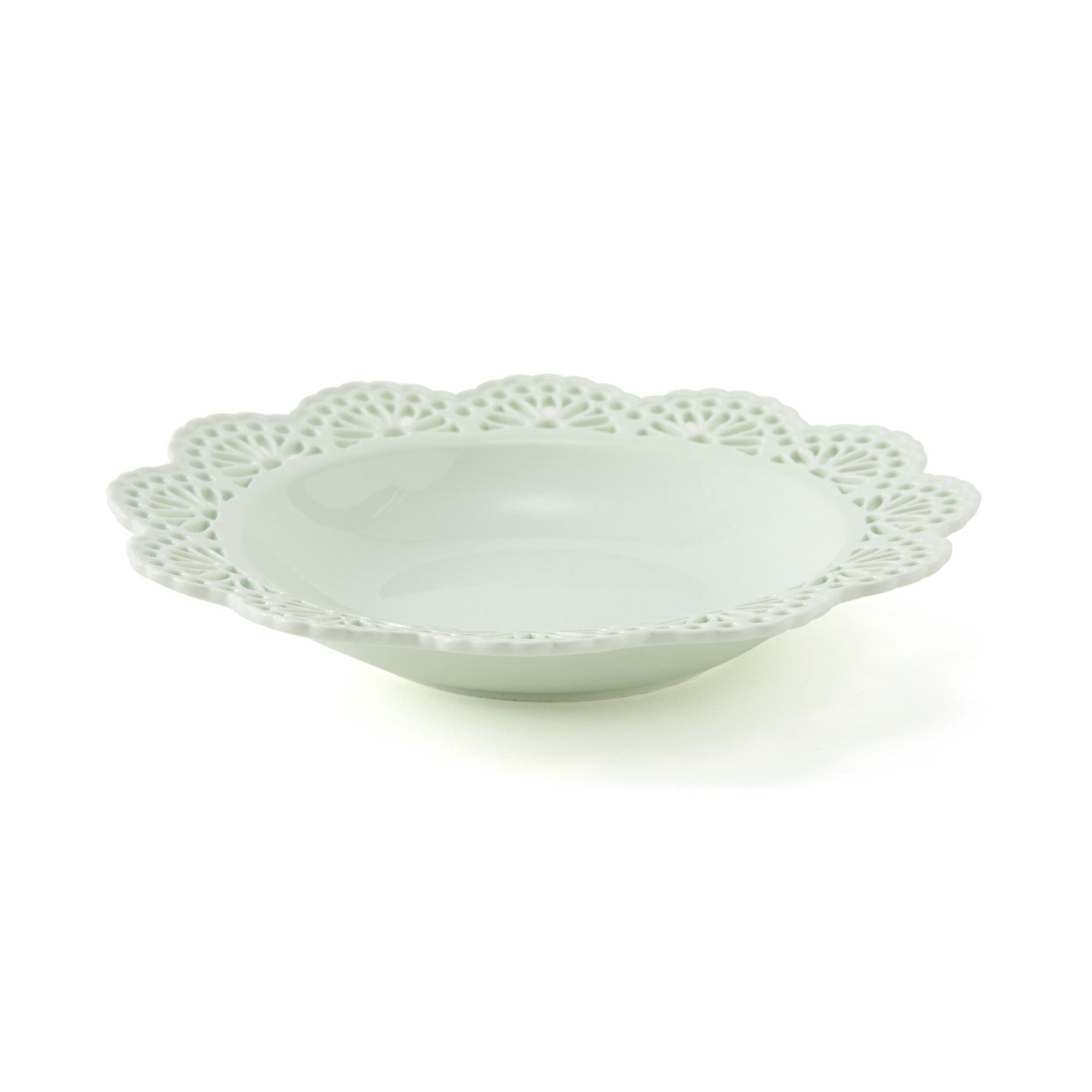 【SALE／50%OFF】Francfranc パニエ ディーププレート レース フランフラン 食器・調理器具・キッチン用品 食器・皿 グリーンのサムネイル