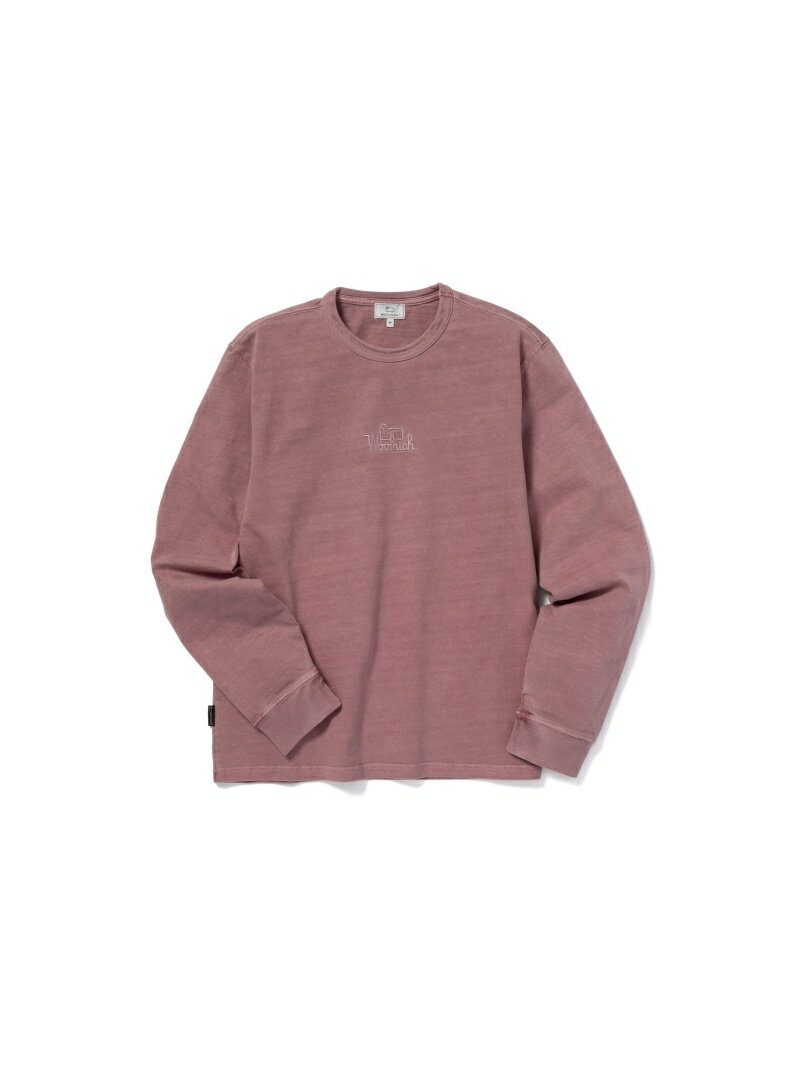 【SALE／30%OFF】WOOLRICH (M)FADED LONG SLEEVES TEE ウールリッチ カットソー Tシャツ レッド ブラック【送料無料】