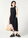 楽天Rakuten Fashion【SALE／70％OFF】Grand PARK NICOLE 1枚で完成する Aラインノースリーブワンピース ニコル ワンピース・ドレス その他のワンピース・ドレス ネイビー レッド ベージュ カーキ