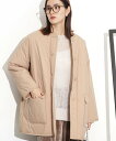 【SALE/60%OFF】NANO universe 撥水加工・機能中綿 ボア*キルティングリバーシブルブルゾン ナノユニバース ジャケット・アウター ブルゾン...
