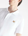 Maison Kitsune Maison Kitsune/(M)FOX HEAD PATCH REGULAR POLO メゾン キツネ トップス ポロシャツ ホワイト【送料無料】