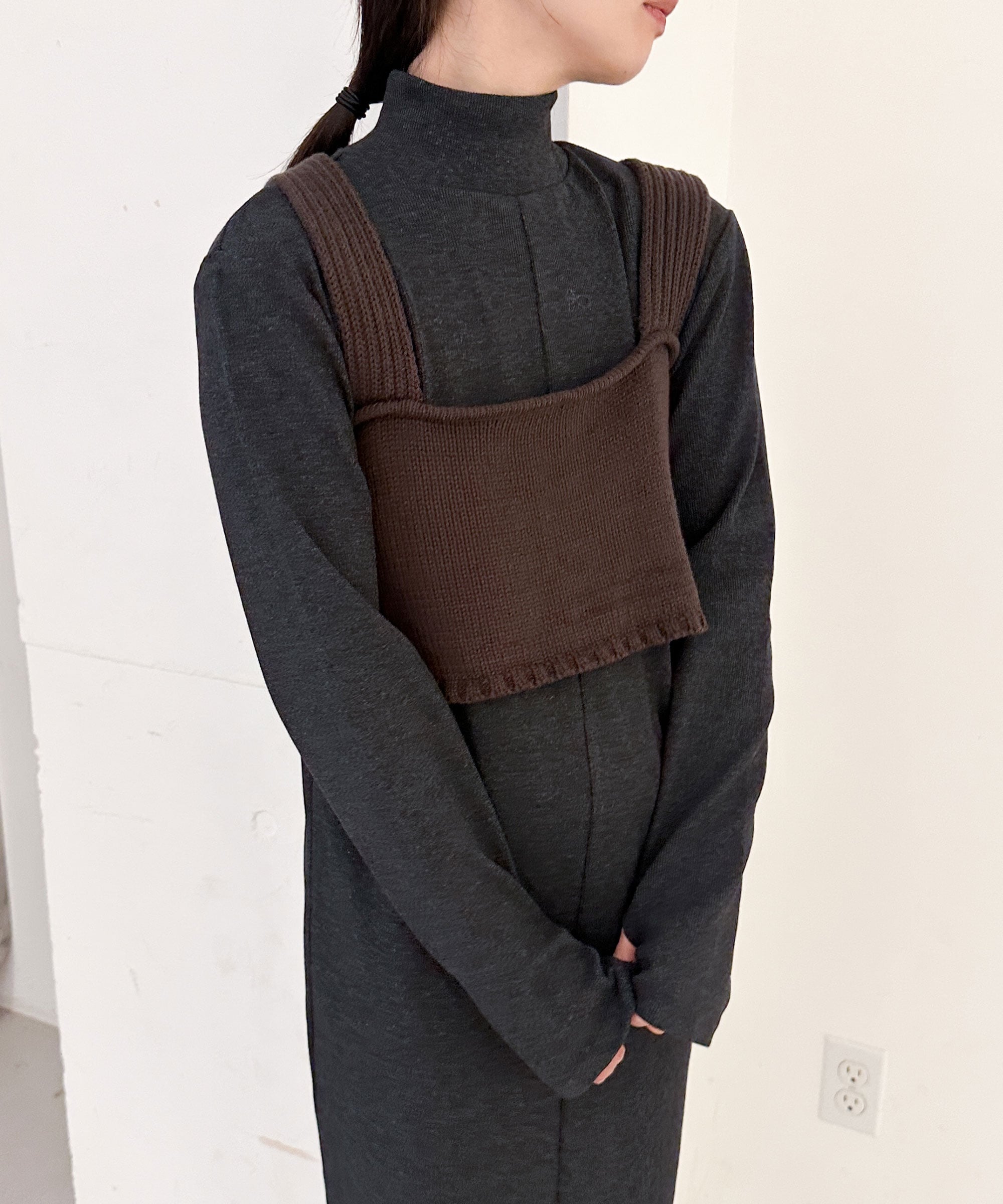 SELECT MOCA バックスリットリラックスビスチェ セレクトモカ トップス ベスト・ジレ【送料無料】