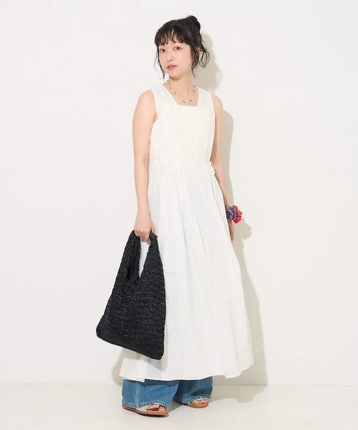 楽天市場】カシュクール ワンピース（柄刺繍）の通販