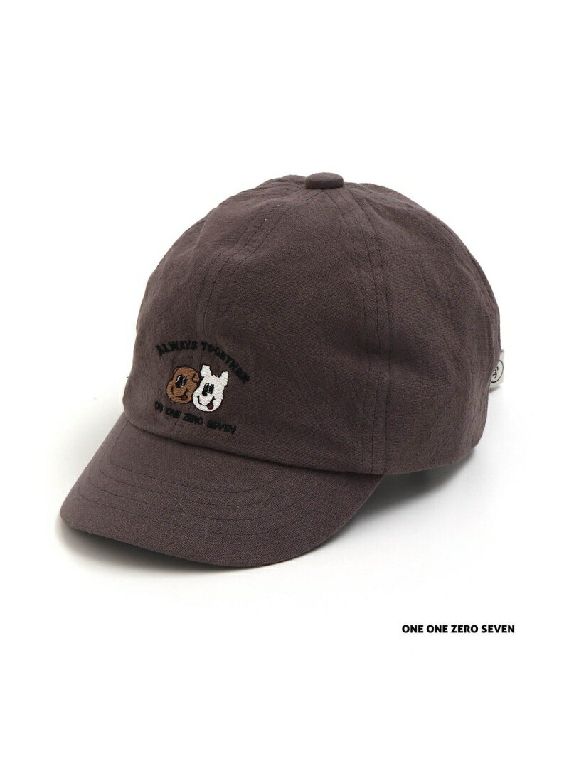 apres les cours 1107 ワンポイントキャップ エフオーオンラインストア 帽子 その他の帽子 グレー ホワイトのサムネイル