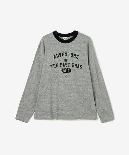 Bshop FilMelange | <別注> ヴィンテージ天竺 リンガー長袖Tシャツ MEN ビショップ トップス カットソー・Tシャツ グレー ホワイト ブラウン【送料無料】 Bshop FilMelange | <別注> ヴィンテージ天竺 リンガー長袖Tシャツ MEN ビショップ トップス カットソー・Tシャツ グレー ホワイト ブラウン【送料無料】
