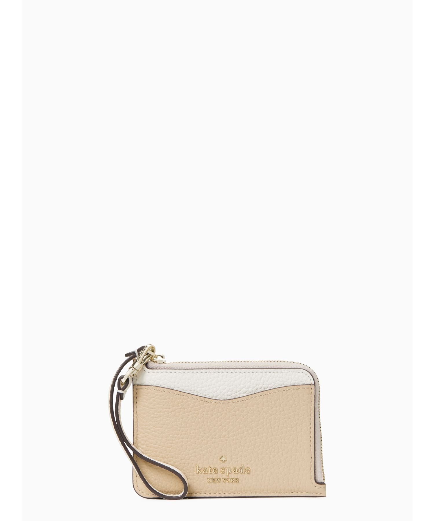 ケイト・スペード ニューヨーク 【SALE／50%OFF】kate spade new york レイラ カラーブロック スモール カード ホルダー リスレット ケイトスペードニューヨーク 財布・ポーチ・ケース 名刺入れ・カードケース【送料無料】