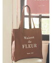 Maison de FLEUR EC限定ブランドロゴプリントスクエアトートバッグ メゾン ド フルール バッグ その他のバッグ ブラウン