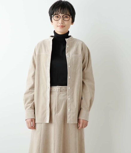 【SALE/52%OFF】NEWYORKER WOMEN シャンブレーコール スタンドカラーシャツ ニューヨーカー トップス シャツ・ブラウス ベージュ【送料無料】 【SALE/52%OFF】NEWYORKER WOMEN シャンブレーコール スタンドカラーシャツ ニューヨーカー トップス シャツ・ブラウス ベージュ【送料無料】
