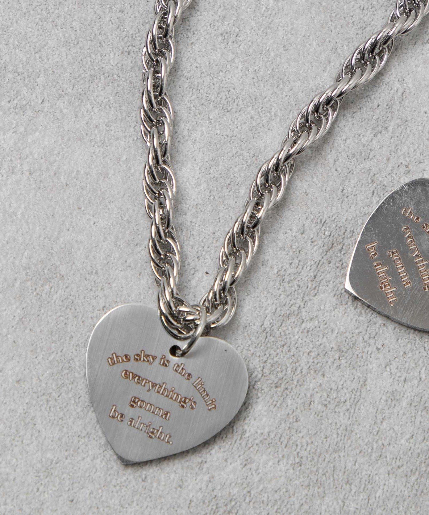 WEGO LADY'S Lヘビーチェーンモチーフネックレス ウィゴー アクセサリー・腕時計 ネックレス