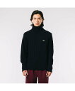 ラコステ 【SALE／40%OFF】LACOSTE アシンメトリータートルネックニットセーター ラコステ トップス ニット ネイビー グレー ブラウン【送料無料】