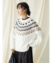 【SALE/50%OFF】CRAFT STANDARD BOUTIQUE 求心柄ニットプルオーバー クラフトスタンダードブティック トップス ニット ネイビー ...
