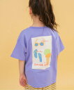 【SALE/50%OFF】BREEZE WEB限定 SUMMERプリントTシャツ エフオーオンラインストア トップス カットソー・Tシャツ グレー パープル オ...
