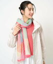 【SALE/50%OFF】GEORGES RECH 幾何ストライプシルク混ストール ジョルジュ・レッシュ ファッション雑貨 マフラー・ストール・ネックウォーマー...