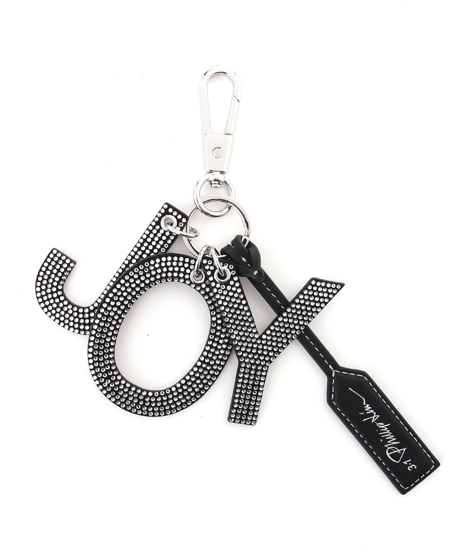 3.1 Phillip Lim (W)JOY クリスタルキーチェーン スリーワン フィリップ リム ファッション雑貨 チャーム・キーチェーン ブラック【送料無料...