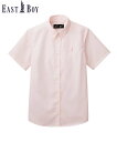EASTBOY School シャツ 半袖 カラー ブラウス 形態安定加工 スクール 中学 高校 イーストボーイ トップス シャツ・ブラウス ブルー【送料無料】(4)
