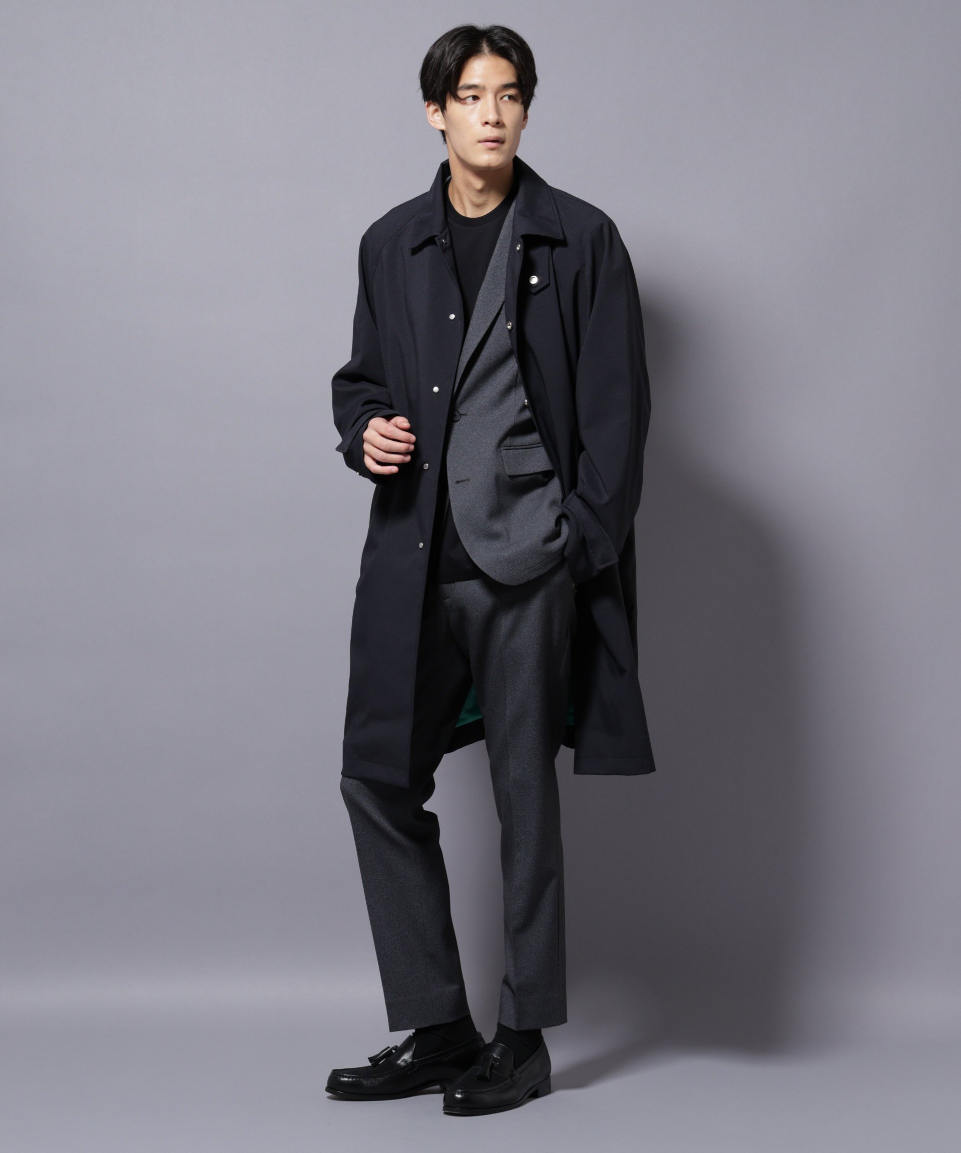 【SALE/20%OFF】NANO universe 「RainComfortWear」ダントツ撥水透湿コーティングステンカラーコート ナノユニバース ジャケッ...