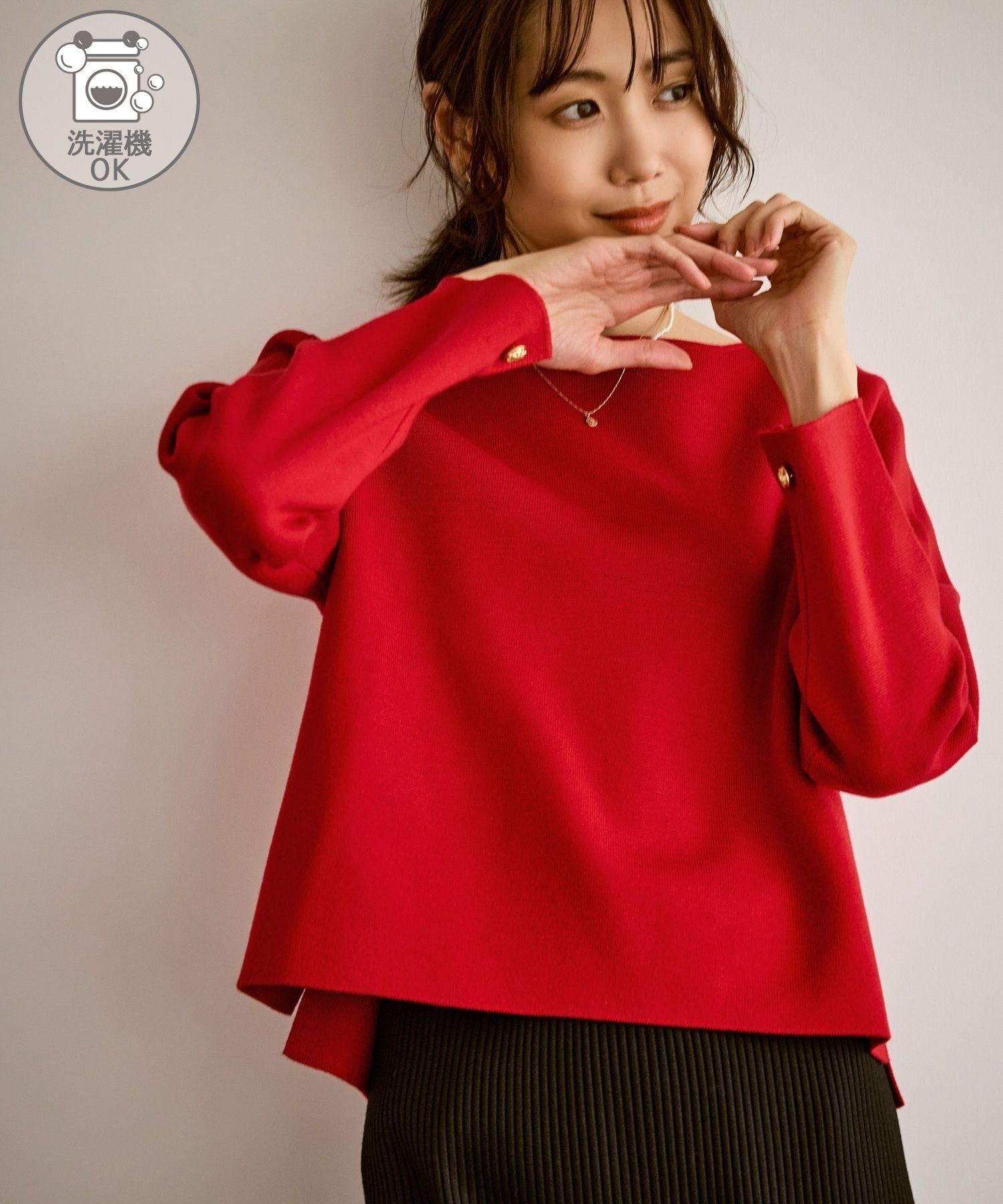 【SALE／20%OFF】ROPE' PICNIC 【洗濯機OK】ミラノリブニットプルオーバー ロペピクニック トップス ニ..