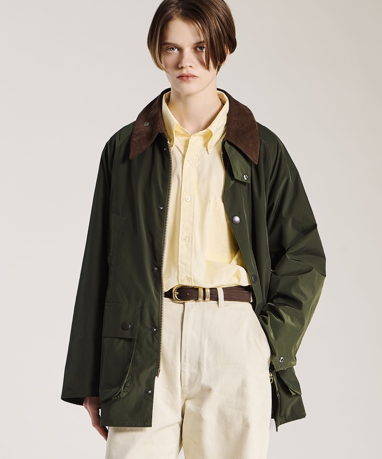 Bshop Brooks Brothers ｜＜別注＞ピンポイントオックスフォード ポロカラーボタンダウンシャツ WOMEN ビショップ トップス シャツ・ブラウス イエロー