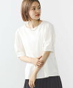 BEAMS HEART WOMEN BEAMS HEART / バックパール プルオーバー 24SS ビームス ハート トップス カットソー・Tシャツ ブラック パープル【送料無料】