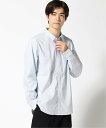 【SALE／36 OFF】GLOBAL WORK Smile Seed Store (M)PEオックスレギュラーSH グローバルワーク スマイルシードストア トップス シャツ ブラウス ブルー ネイビー ホワイト