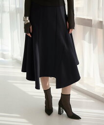 MIELI INVARIANT Trimming Patch Hem Skirt ミエリ インヴァリアント スカート ロング・マキシスカート ブラック パープル【送料無料】