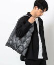 COMME CA ISM 中綿トートバッグ コムサイズム バッグ トートバッグ ブラック グレー【送料無料】