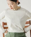 【SALE/45%OFF】AMERICAN HOLIC 針抜きテレコカットプルオーバー アメリカン ホリック トップス カットソー・Tシャツ ホワイト グレー ブラック オレンジ